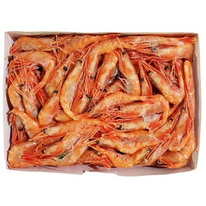 조은상사 북쪽분홍새우1kg 1팩 100마리내외 아마애비새우 단새우 횟감가능