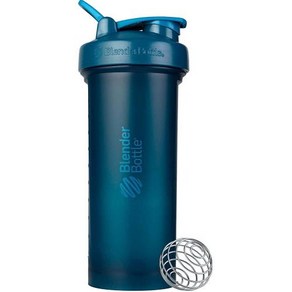 블랜 BlendeBottle 클래식 V2 쉐이커 물통 보틀보틀 591.5ml 화이트 운동 전 단백질 쉐이크 섭취, 15) Ocean Blue - 45 Ounces, 없음, 1개