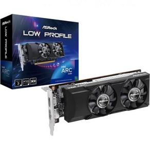 ASRock 인텔 ARC A380 챌린저 ITX 6GB OC GDDR6 96비트 디스플레이포트 HDMI 0dB 사일런트 냉각 2250MHz 7680 x 4320 PCI Exp, A380 LP 6G, 1개