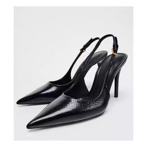 ZARA 자라 엠보싱 힐 슈즈