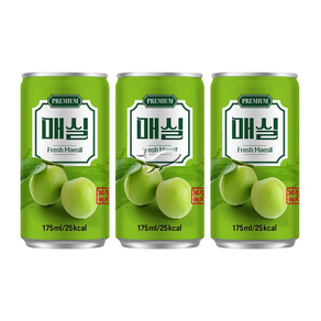 다인 매실 175ml 40캔 주스캔음료, 40개