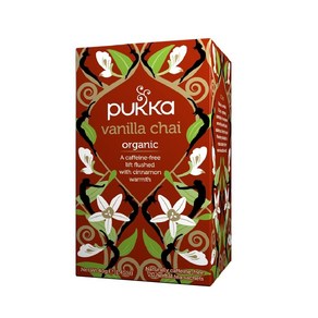 Pukka Oganic Hebal Tea Vanilla Chai 20 Tea Bags 푸카 유기농 허브티 바닐라 차이 20티백, 1개