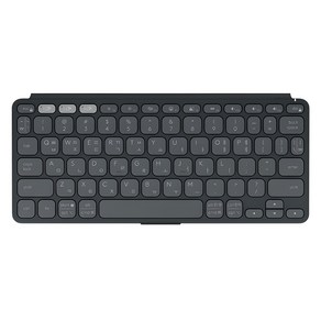 로지텍 울트라 슬림 휴대용 팬터그래프키 키보드, 그래파이트, KEYS-TO-GO 2, 제조사축