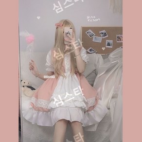 가을 긴팔 로리타 원피스 드레스 LOLITA 데일리 쉬폰 일본 할로윈 코스프레