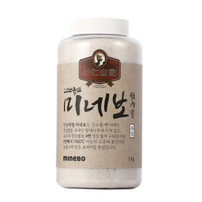 [정품] 인산가 미네보 과립(맛소금굵기) 1kg / 5회죽염