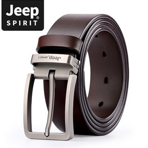 JEEPSPIRIT 남성용 프리미엄 천연소가죽 벨트