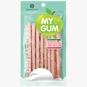 네츄럴코어 크런치 스틱껌 16P*3개 강아지껌 강아지간식, 딸기, 3개