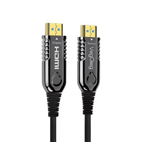 VegGieg V-H7 HDMI 2.0 프리미엄 옵티컬 광 케이블, 20m, 1개