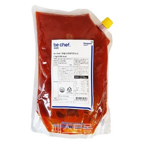 동원 홈푸드 비셰프 마일드 양념치킨소스 2kg be chef 삼조셀텍 닭강정소스 돈육강정, 1개