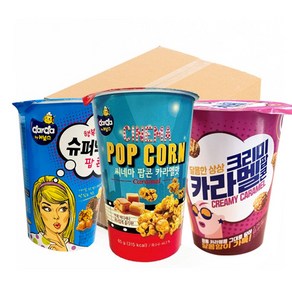 커널스 팝콘 슈퍼믹스 55g x 크리미카라멜 65g x 카라멜팝콘 65g ( 각 4개 )