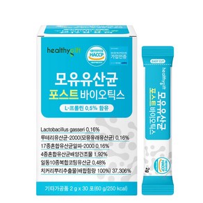 헬씨허그 모유유산균 포스트바이오틱스, 60g, 6개