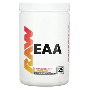 Raw Nutition EAA 딸기 레모네이드 315g(11.11oz), 1개, 315g