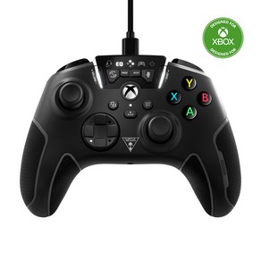 터틀비치 XBOX / PC 겸용 리콘 유선 컨트롤러, 블랙, 1개