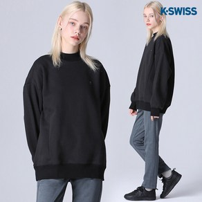 [KT알파쇼핑][케이스위스(K-SWISS)] 로우목폴라 스몰로고 맨투맨