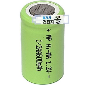 맥스파워 충전용 건전지 MH600-2A (1.2V 600mAh) 1/2AA 니켈수소, 1개, 1개입