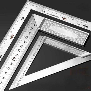 고정밀 직각자 스텐 자 목공 1000x500mm 자형 장형 대형 90도 강철, 1개, (레벨 일반 핸들) 300mm 이동식 사각형