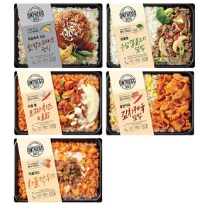 아워홈 온더고 냉동 도시락 5종 1개씩, 300g, 1개