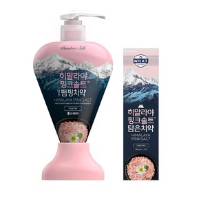 [LG생활건강] 페리오 히말라야 핑크솔트 펌핑치약 285g + 튜브 치약 100g (플로럴민트), 1개