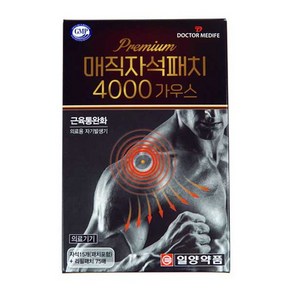 일양약품 닥터메디프 프리미엄 매직자석패치 4000 가우스 15p + 리필 75p 세트, 1세트