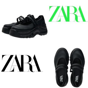 자라& ZARA (국내배송) 스포츠 발레리나 스니커즈 블랙 