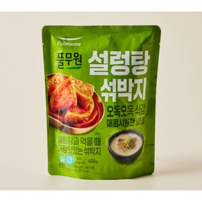 풀무원 설렁탕 한입 섞박지 450g, 1개