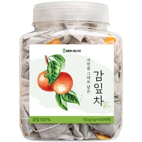 이너블릭 감잎차 1500만 티백 판매 돌파 PLA 친환경 필터 감잎차, 1g, 1박스, 100개입