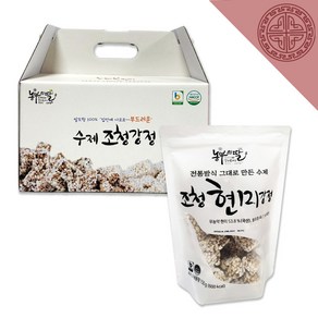 수제조청 현미강정 4봉 선물세트, 4개, 150g