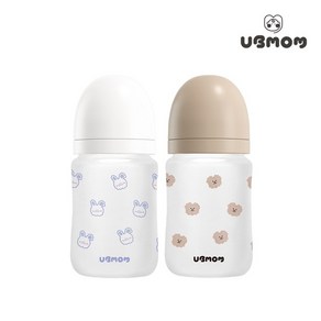 수유안심 유리젖병 180ml 1P, 색상:초코, 1개