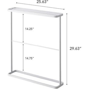 스탠드수건걸이 북유럽 행거 주방 63x18x76cm 블랙 리조트 인테리어, 흰색, 1개, 화이트