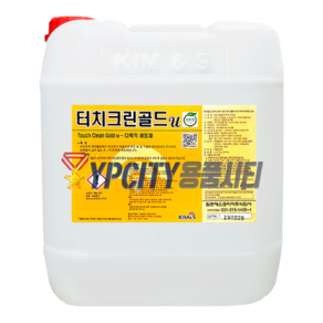 터치크린골드 18.75L 친환경 다목적 세정제 찌든때 기름때 제거 클리너 청소 세제 마법의약, 1개