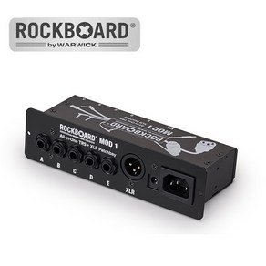 RockBoard Mod1 V2 락보드 이펙터 패치 베이 (POWER ACE IEC 파워 아웃 케이블 포함)