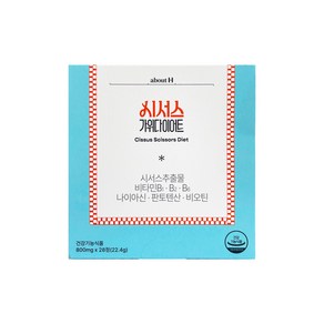 어바웃에이치 시서스 가위 다이어트 800mg x 28캡슐, 1개, 28정