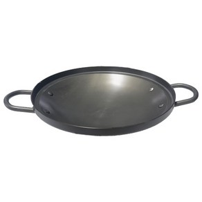 경질 1인 낮은 전골냄비 업소용 부대찌개 곱창팬, 회색, 1개, 28cm