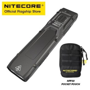 NITECORE EDC25 USB-C 충전식 손전등 UHi LED 울트라 슬림 전술 키체인 라이트 트로치 배터리 내장 3000, 1개