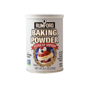 Rumfod Baking Powde 럼포드 리듀스 나트륨 베이킹 파우더 8.1oz(230g) 3팩, 230g, 3개