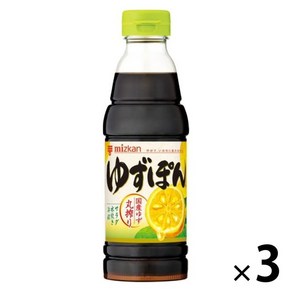 미즈칸 카오리노쿠라 마루시보리 유자 폰즈, 360ml, 3개