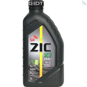 SK 지크제로 ZIC ZERO 0W30 SP 1L 합성 가솔린 GDI 휘발유 LPG 엔진오일 PAO, ZIC ZERO 0W-30 가솔린 1L, 1개