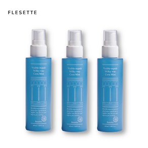 플리세뜨 비져블 리페어 밀키웨이 세라 미스트 피부 장벽 붓기 케어, 3개, 100ml