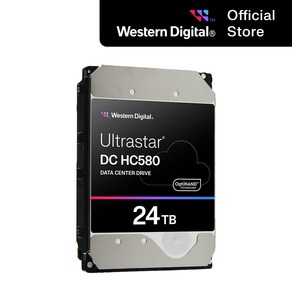 공식유통사 WD ULTRASTAR 24TB 울트라스타 DC HC580 WUH722424ALE6L4 5년보증 SATA