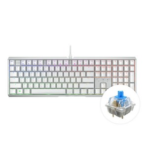 CHERRY 체리 키보드 MX BOARD 3.1 2A RGB 기계식 유선 게이밍 키보드 (4종 축 선택) / 공식 판매점, 화이트, G80-3890, 청축