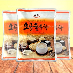 유안 오곡 율무차 1kg x 12개 곡물차 자판기용, 900g, 1개입