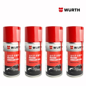 [쉿! 소음방지] 뷔르트 실리콘 스프레이 윤활오일 드라이버 사은품, 4개, 150ml