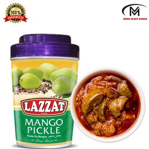 LAZZAT MANGO PICKLE 망고 피클 인 오일 1KG, 1개