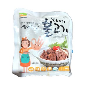 (무)(냉동)뚝배기불고기(태양 380g)X1개, 5개, 380g