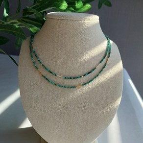 [제작/순은] 고퀄 천연담수진주 은목걸이 petit peal necklace