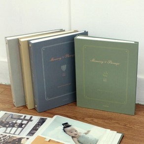 작은사진관 메모리 포켓 앨범 4X6 160포켓, 베이지, 40매