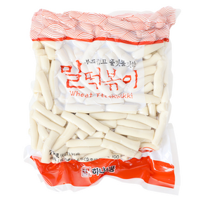 하나식품 부드럽고 쫄깃쫄깃한 밀떡볶이 2kg, 1개