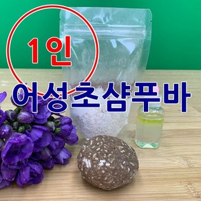 [더위치] 더위치 1인 DIY 어성초 샴푸바 만들기 키트 바디바 린스바 제로웨이스트 환경 교육, 1개