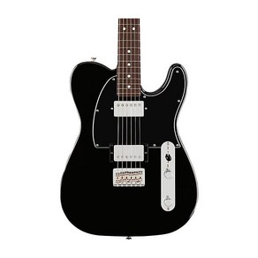 Fende Playe II Telecaste HH Rosewood Fingeboad Electic Guita Black, One Size, One Colo, 1개