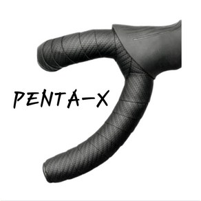 펜타엑스 카본패턴 핸들바 테이프 바테이프 그립바 드롭바 로드 픽시, 1세트, 모던 블랙